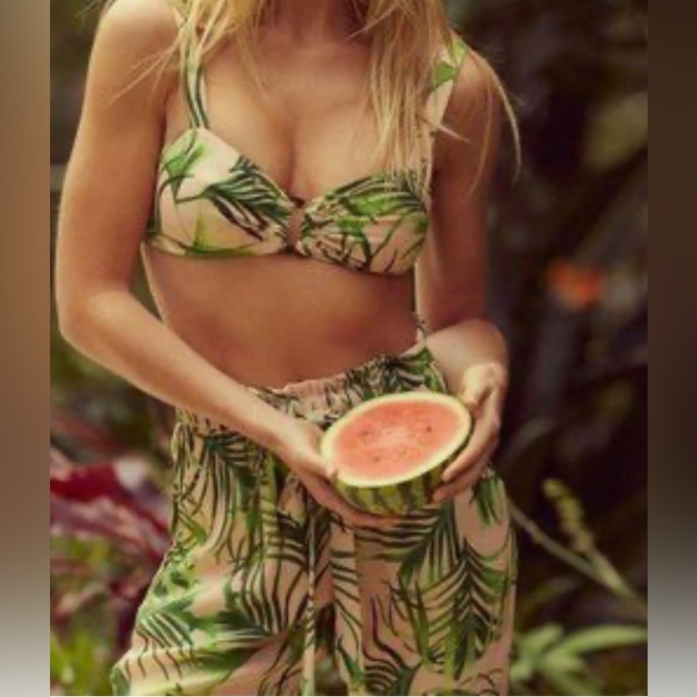 Tropical top & bottom set